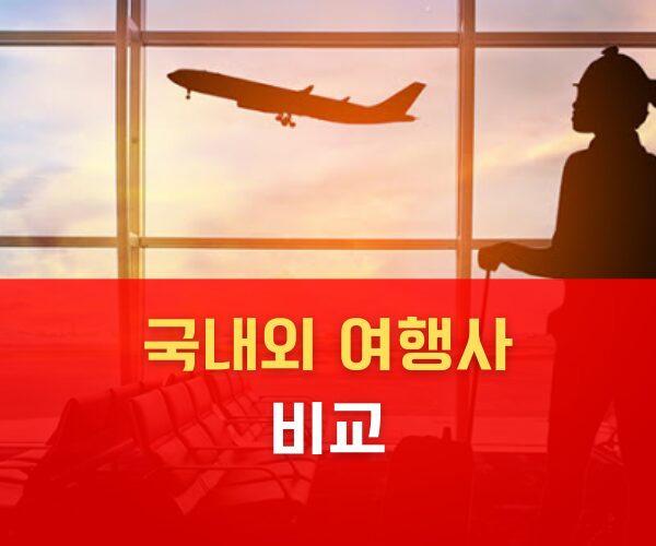국내외 여행사 비교