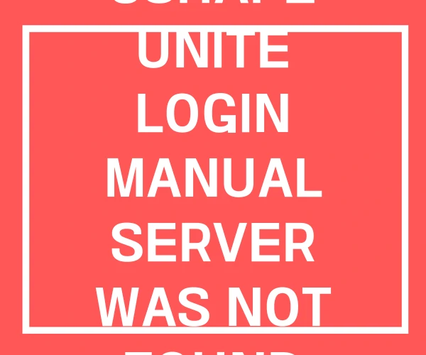 3SHAPE UNITE LOGIN MANUAL SERVER WAS NOT FOUND