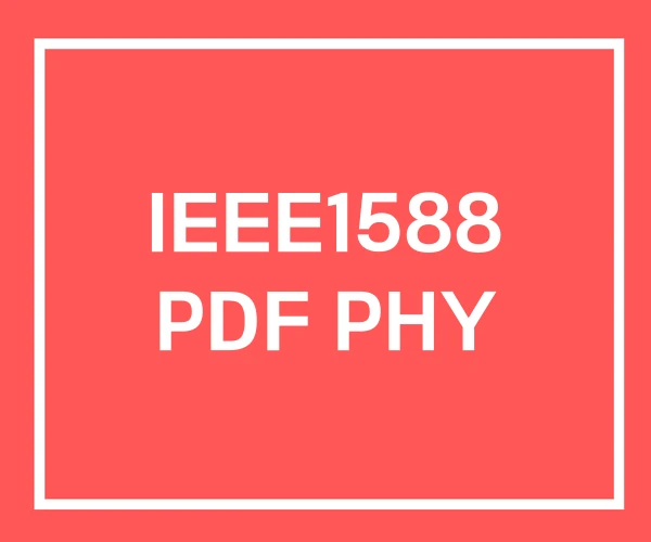 IEEE1588 PDF PHY